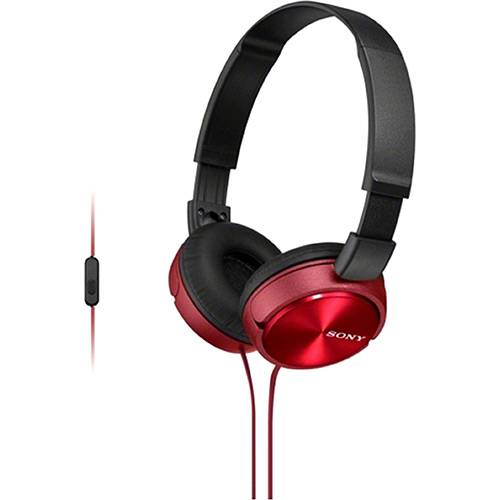 Tamanhos, Medidas e Dimensões do produto Fone de Ouvido Sony MDR-ZX310AP/RQCE7 Headphone Vermelho