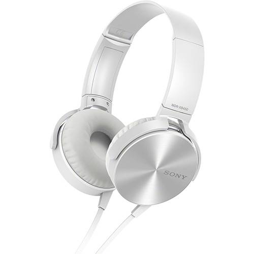 Tamanhos, Medidas e Dimensões do produto Fone de Ouvido Sony P2 Branco MDR-XB450AP