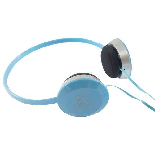 Tamanhos, Medidas e Dimensões do produto Fone de Ouvido Super Bass com Alto Falante de 30mm - KP-413 Azul