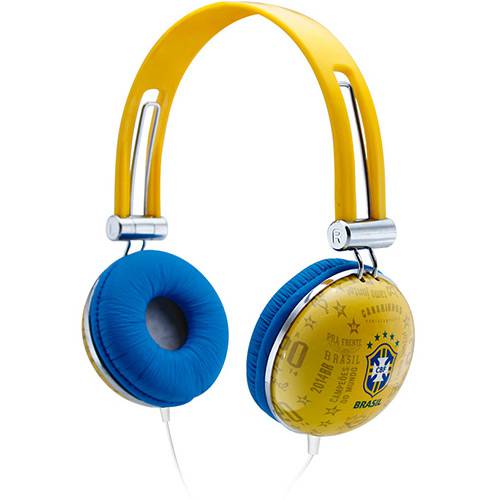 Tamanhos, Medidas e Dimensões do produto Fone de Ouvido Waldman Headphone Azul e Amarelo Soft Gloves SG10CBF/YL