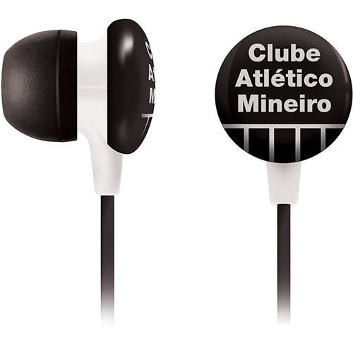 Tamanhos, Medidas e Dimensões do produto Fone de Ouvido Waldman Intra-Auricular Super Fan - Atlético Mineiro