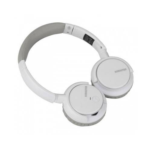Tamanhos, Medidas e Dimensões do produto Fone Headphone Bluetooth Branco e Cinza K1BCZ Kimaster