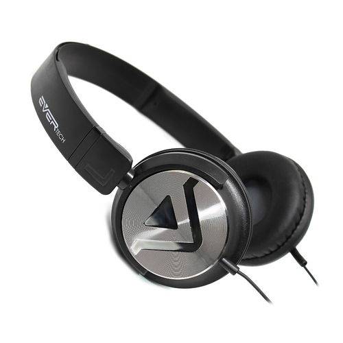 Tamanhos, Medidas e Dimensões do produto Fone Headphone Dj Evertech Evhp-20m/bb Preto