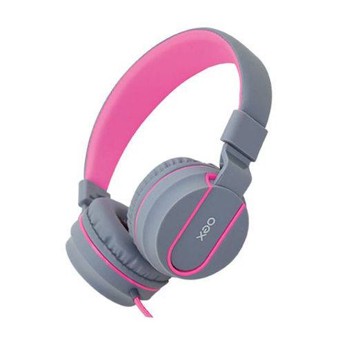 Tamanhos, Medidas e Dimensões do produto Fone Headset com Microfone Cinza e Rosa Neon Hs106 Oex