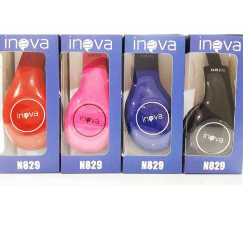 Tamanhos, Medidas e Dimensões do produto Fone Ouvido Headphone Extra Bass Inova N829 - Kv2006