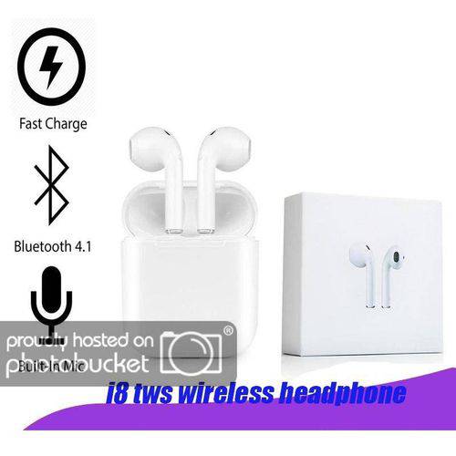 Tamanhos, Medidas e Dimensões do produto Fone Ouvido Sem Fio Bluetooth TWS HBQ I8wts para IPhone Samsung Motorola