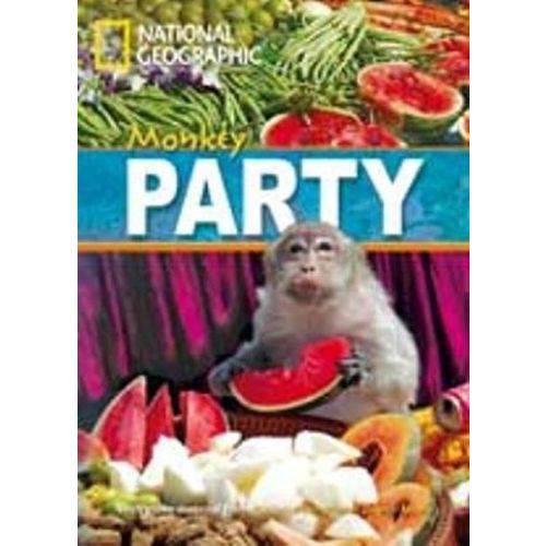 Tamanhos, Medidas e Dimensões do produto Footprint Reading Library - Level 1 800 A2 - Monkey Party - British English + Multirom