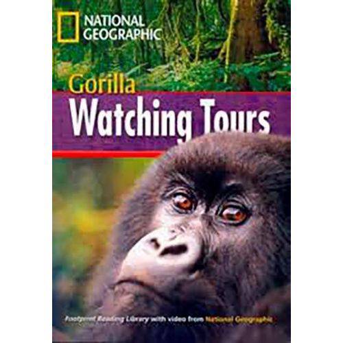 Tamanhos, Medidas e Dimensões do produto Footprint Reading Library - Level 2 1000 A2 - Gorilla Watching Tours - American English + Multirom