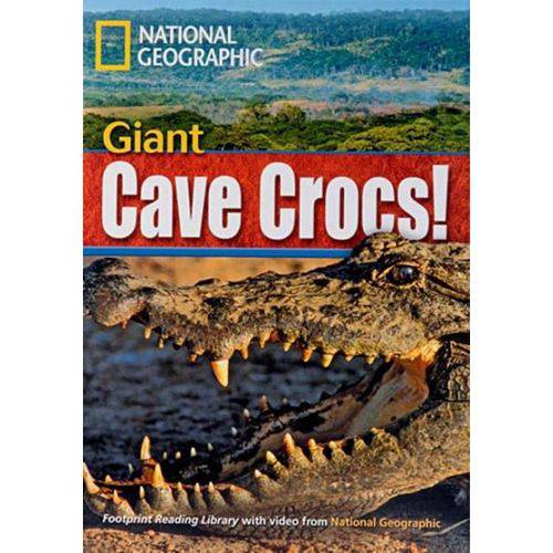Tamanhos, Medidas e Dimensões do produto Footprint Reading Library - Level 5 1900 B2 - Giant Cave Crocs! - British English + Multirom