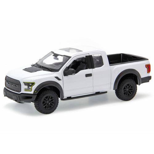 Tamanhos, Medidas e Dimensões do produto Ford Raptor Pickup Truck 2017 Maisto 1:24 Branco