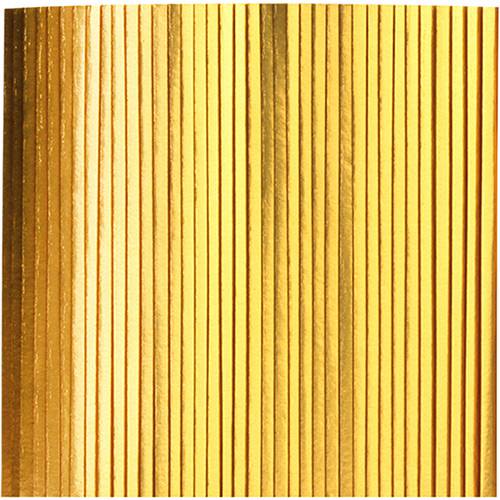 Tamanhos, Medidas e Dimensões do produto Franja Plissada Ouro 10cm - 1 Unidade - Regina Festas