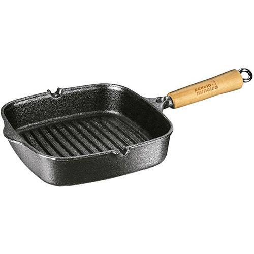 Tamanhos, Medidas e Dimensões do produto Frigideira Cook Grill Panela Mineira Ferro Fundido 235x235cm - Fumil