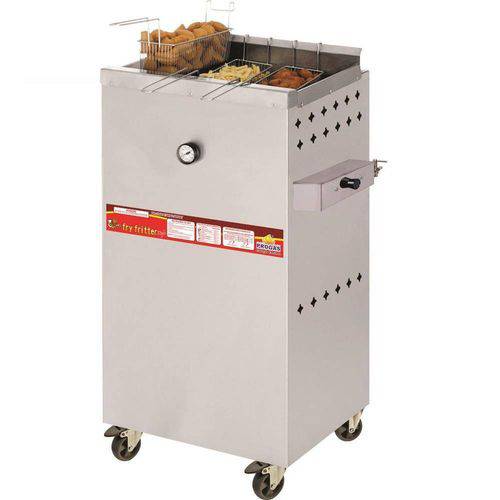 Tamanhos, Medidas e Dimensões do produto Fritadeira a Gás Pr-2000bpg Style Fry Fritter Progás 18l Óleo / 3l Àgua 3 Cestos