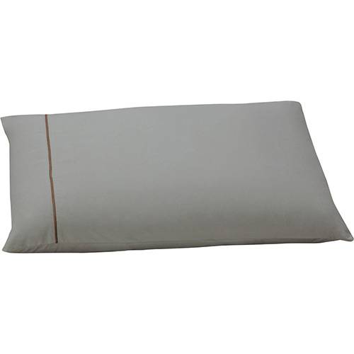 Tamanhos, Medidas e Dimensões do produto Fronha Travesseiro de Corpo Basic Percal 200 Fios - 50x150cm Bronze - Plumasul