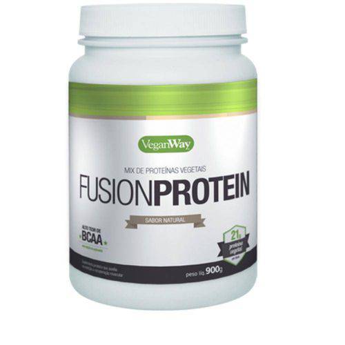 Tamanhos, Medidas e Dimensões do produto Fusion Protein Baunilha - Mix de Proteínas Vegetais - Vegan Way 900g