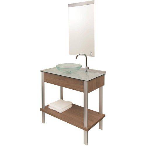 Tamanhos, Medidas e Dimensões do produto Gabinete C/ Espelho Cris-Wood Set 62cm 953 Cris