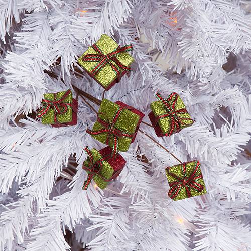 Tamanhos, Medidas e Dimensões do produto Galho Decorativo para Árvore de Natal Presentinhos Verdes - Orb Christmas