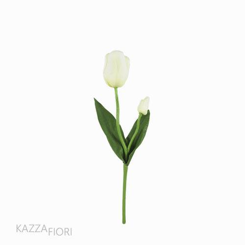 Tamanhos, Medidas e Dimensões do produto Galho Tulipa Artificial - Branco