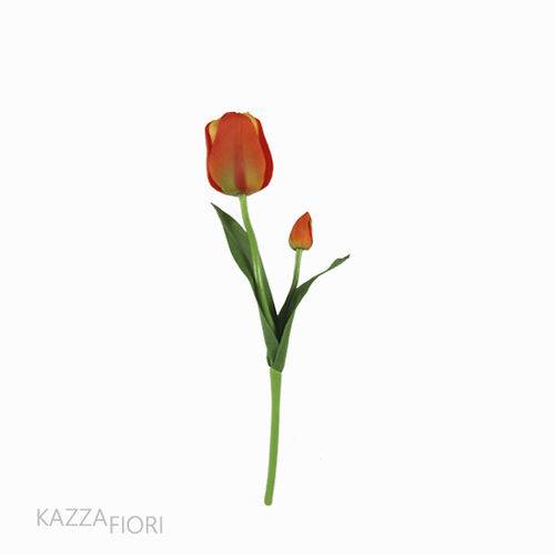 Tamanhos, Medidas e Dimensões do produto Galho Tulipa Artificial - Laranja