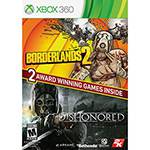 Tamanhos, Medidas e Dimensões do produto Game - Borderlands 2 & Dishonored - X360