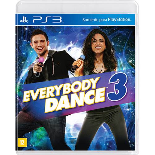 Tamanhos, Medidas e Dimensões do produto Game - Everybody Dance 3 - PS3