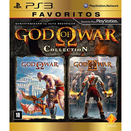 Tamanhos, Medidas e Dimensões do produto Game God Of War Collection - Favoritos - PS3