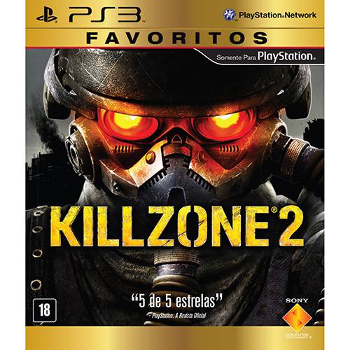 Tamanhos, Medidas e Dimensões do produto Game Killzone 2 - Favoritos - PS3