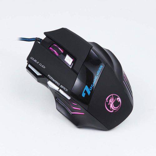 Tamanhos, Medidas e Dimensões do produto Game Mouse Estone Led para Jogos Botões Pc Game Preto