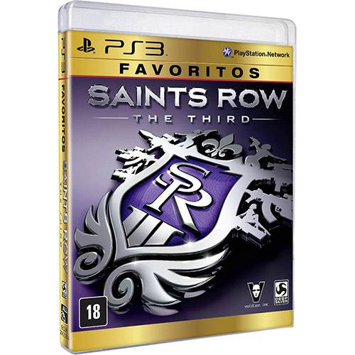 Tamanhos, Medidas e Dimensões do produto Game - Saints Row The Third - Favoritos - PS3