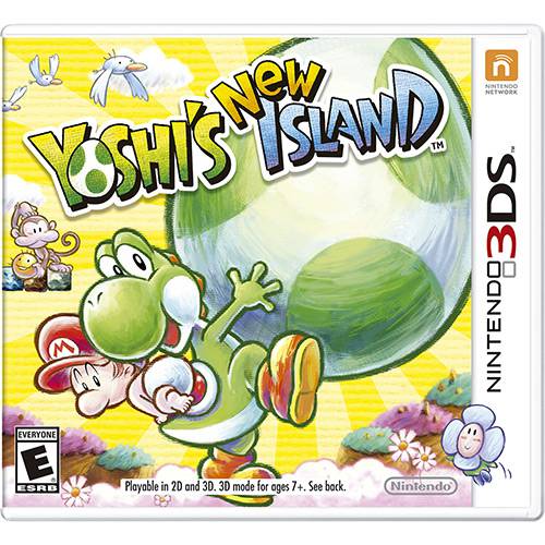 Tamanhos, Medidas e Dimensões do produto Game Yoshi's New Island - 3DS