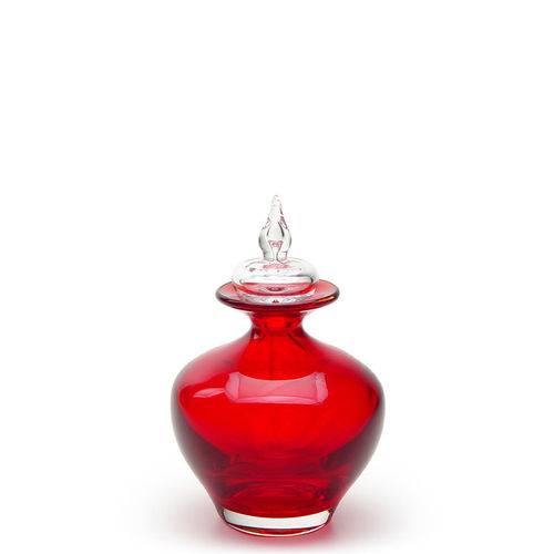 Tamanhos, Medidas e Dimensões do produto Garrafa Decorativa Nº 423 Vermelha - Murano - Cristais Cadoro