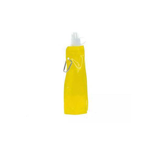 Tamanhos, Medidas e Dimensões do produto Garrafa Oumai Squeeze Plástica Dobrável Amarelo