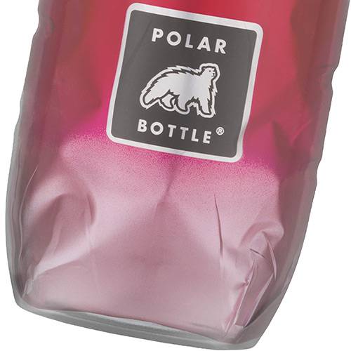 Tamanhos, Medidas e Dimensões do produto Garrafa Polar 20Oz - 590ml - Degradê Vermelho