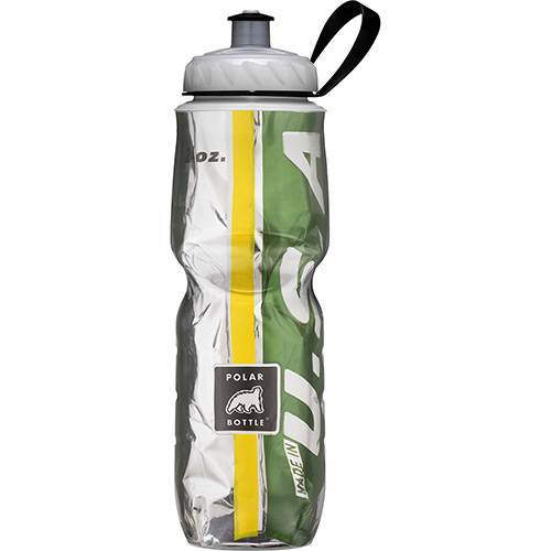 Tamanhos, Medidas e Dimensões do produto Garrafa Polar 24oz - 710 Ml - Green And Yellow