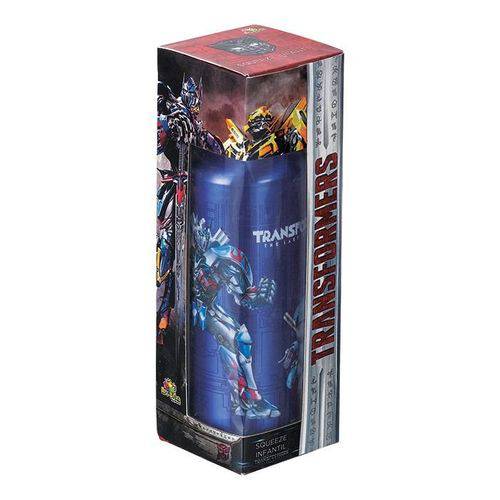 Tamanhos, Medidas e Dimensões do produto Garrafa Squeeze Transformers The Last Knight 500ml Azul