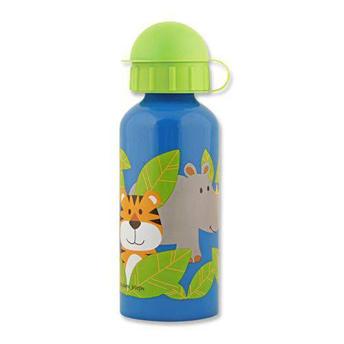 Tamanhos, Medidas e Dimensões do produto Garrafinha Stephen Joseph Zoo Infantil Inox 400ml Azul