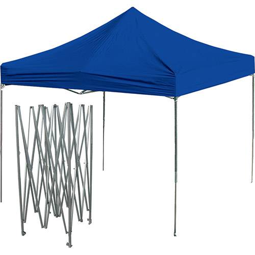 Tamanhos, Medidas e Dimensões do produto Gazebo Tenda Pantográfica Azul Royal 3x3m - Botafogo