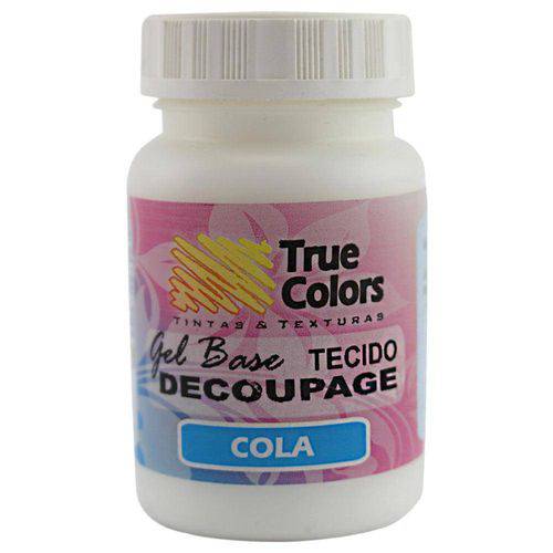 Tamanhos, Medidas e Dimensões do produto Gel Base Decoupage Tecido True Colors 80 Ml