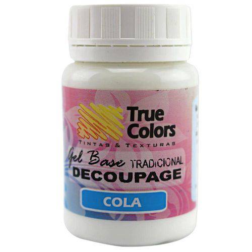 Tamanhos, Medidas e Dimensões do produto Gel Base Decoupage Tradicional True Colors 80 Ml