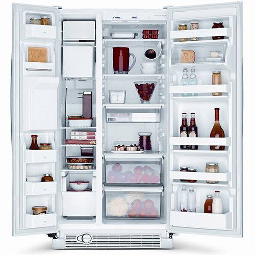 Tamanhos, Medidas e Dimensões do produto Geladeira / Refrigerador Brastemp Side By Side Ative Branco 560 Litros