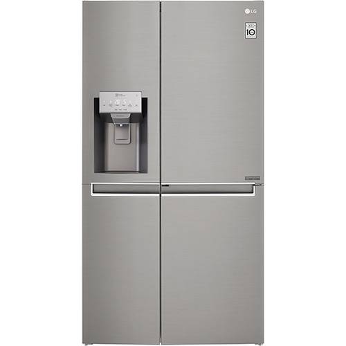 Tamanhos, Medidas e Dimensões do produto Geladeira/Refrigerador LG Side By Side New Lancaster 601L - Prata