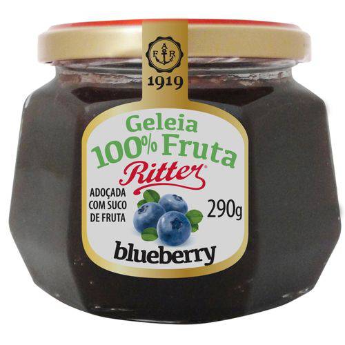 Tamanhos, Medidas e Dimensões do produto Geléia 100% Fruta Blueberry (mirtilo) 290g Ritter