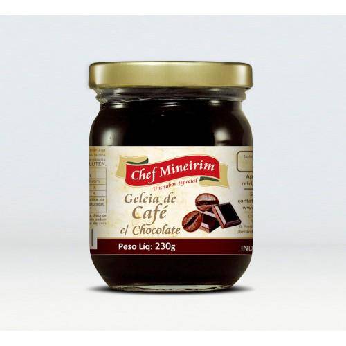 Tamanhos, Medidas e Dimensões do produto Geleia de Café com Chocolate 230 - Chef Mineirim