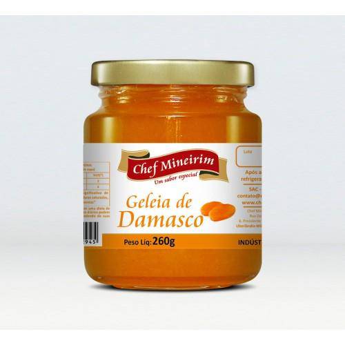 Tamanhos, Medidas e Dimensões do produto Geleia de Damasco 260g - Chef Mineirim