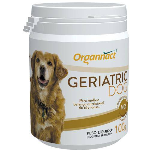 Tamanhos, Medidas e Dimensões do produto Geriatric Dog Organnact 100 Gr