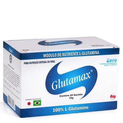 Tamanhos, Medidas e Dimensões do produto Glutamina GLUTAMAX - Vitafor - 30 Sachês de 10g Cada