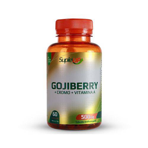 Tamanhos, Medidas e Dimensões do produto Goji Berry Cromo Vitamina a 500mg 60 Cápsulas - Suple UP