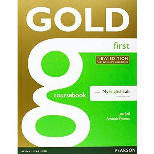 Tamanhos, Medidas e Dimensões do produto Gold Coursebook First + Mel