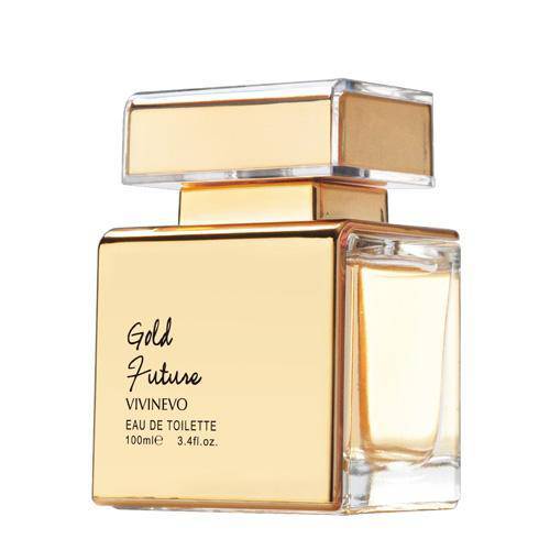 Tamanhos, Medidas e Dimensões do produto Gold Future Eau de Toilette Vivinevo - Perfume Feminino 100ml