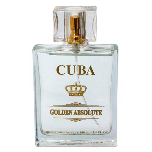 Tamanhos, Medidas e Dimensões do produto Golden Absolute Eau de Parfum Cuba Paris - Perfume Masculino 100ml